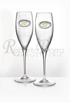 COPPIA FLUTE 50 ANNIVERSARIO