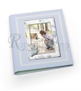 ALBUM ORSETTO PALLONCINI 25X30 CELESTE CON P.FOTO 13X18
