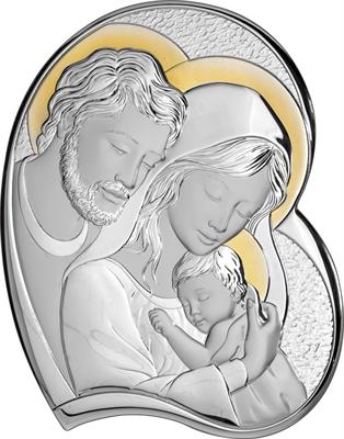 SACRA FAMIGLIA CUORE MIS.34,5X42 ORO