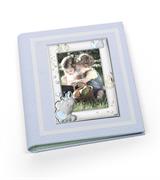 ALBUM ELEFANTINO 20X25 CELESTE CON FOTO 9X13
