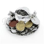 MONETE P/FORTUNA DECORATE C/MELOGRANO