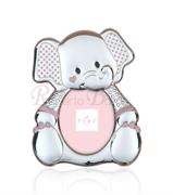 PORTAFOTO ELEFANTINO SAGOMATO 6X9 ROSA