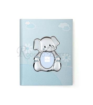 ALBUM ELEFANTINO 25X30 CON P.FOTO 6X9 CELESTE