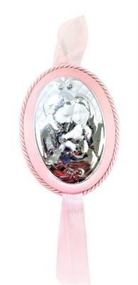 CAPOCULLA OVALE 9X13 SACRA FAMIGLIA ROSA