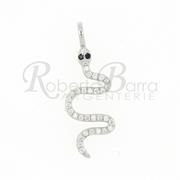 CIONDOLO SERPENTE IN ARGENTO 925