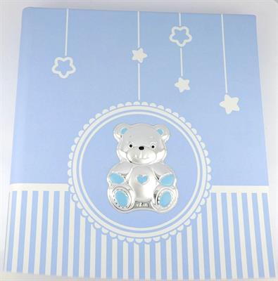 ALBUM ORSETTO CUORE 20X25 CELESTE