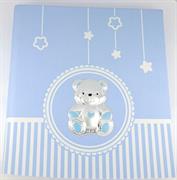 ALBUM ORSETTO CUORE 20X25 CELESTE