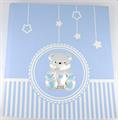ALBUM ORSETTO CUORE 20X25 CELESTE
