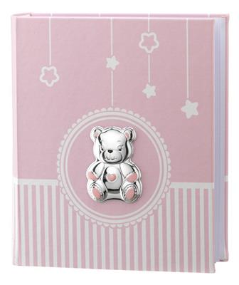 ALBUM ORSETTO CUORE 20X25 ROSA