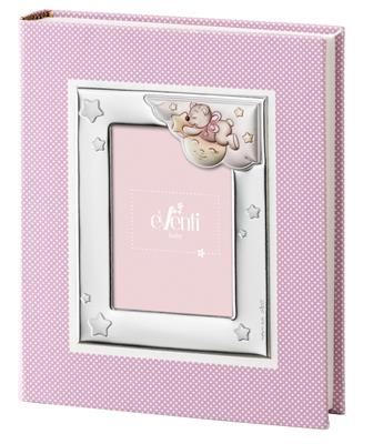 ALBUM ROSA 20X25 C/CORNICE ORSO LUNA