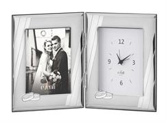 SVEGLIA+CORNICE LINEE ANNIV 13X18