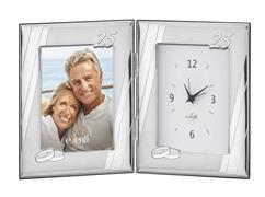 SVEGLIA+CORNICE LINEE 25 ANNIV 13X18