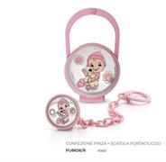 CONFENZIONE PINZA+SCAT BIMBO C/PELUCHE ROSA