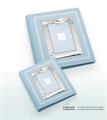 ALBUM CICOGNA 20X25 CELESTE C/CORNICE 9X13