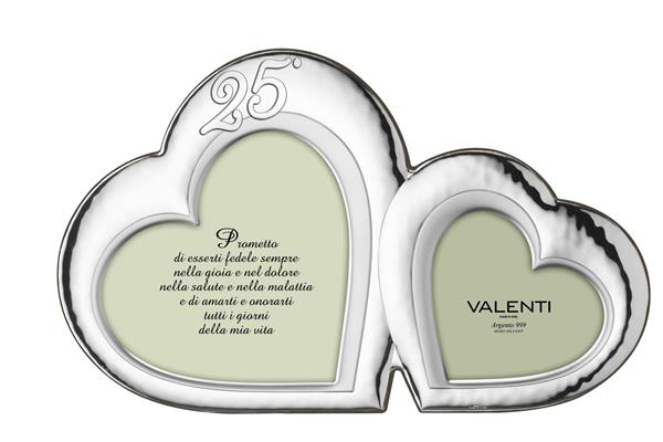 CORNICE DOPPIA CUORI 25° 20x20 13x13