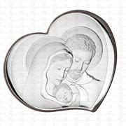 PANNELLO SACRO SACRA FAMIGLIA RETRO LEGNO 32x28
