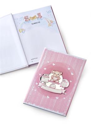 DIARIO 17X24 NASCITA ROSA