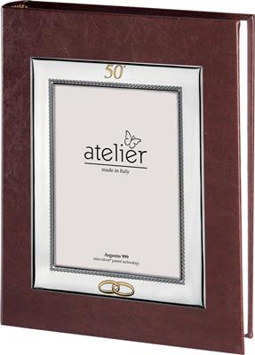 ALBUM 50 ANNIVERSARIO 25X30 C/CORNICE 13X18 ORO