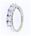 ANELLO RIVIERA OPEN 4MM IN ARGENTO 925