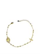 BRACCIALE ROSARIO IN ARGENTO 925 ZIRCONATO