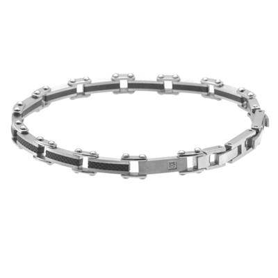 BRACCIALE ACCIAIO BICOLORE
