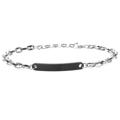 BRACCIALE CAT MARINARA+CENTR NERO 5X7MM