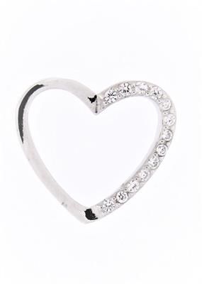 CIONDOLO CUORE ARGENTO 925