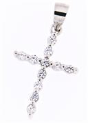 CIONDOLO CROCE IN ARGENTO 925
