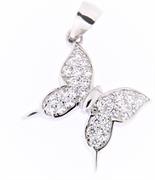 CIONDOLO FARFALLA ARG.925%