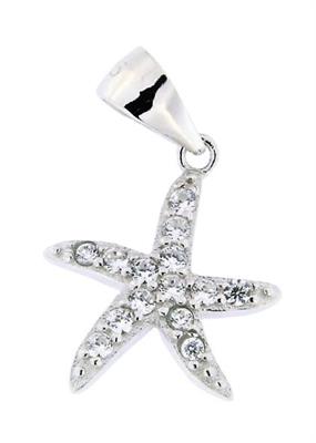 CIONDOLO STELLA MARINA IN ARGENTO 925