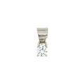 CIONDOLO PUNTO LUCE TONDO 4 GRIFFES 3 MM BIANCO