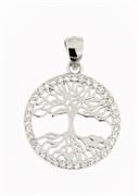CIONDOLO 14MM ALBERO VITA ARGENTO 925