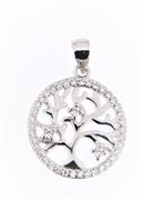 CIONDOLO 15MM ALBERO VITA ARGENTO 925
