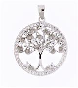 CIONDOLO 19MM ALBERO VITA IN ARGENTO 925