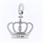 CIONDOLO CORONA IN ARGENTO 925