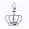 CIONDOLO CORONA IN ARGENTO 925