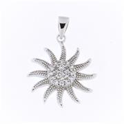 CIONDOLO SOLE ARGENTO 925%