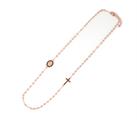 COLLANA ROSARIO GIROCOLLO CON PIETRE NERE ARG 925