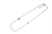 COLLANA ROSARIO IN ARGENTO 925