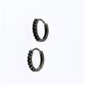 ORECCHINI CERCHIO ZIRC Ø10mm ARG 925%