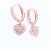 ORECCHINI CERCHIO ZIRC ARG 925