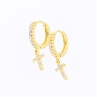 ORECCHINI CERCHI ZIRC ARG 925