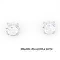 ORECCHINO PUNTO LUCE ARG.6MM 2 COPPIE