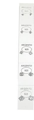 ORECCHINO PUNTO LUCE ARG 5PZ A SCALARE