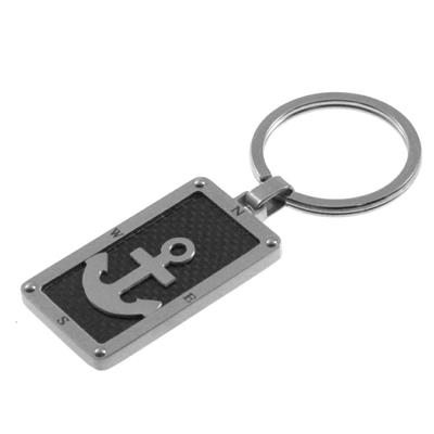 PORTACHIAVE ACCIAIO PIASTRA C/ANCORA