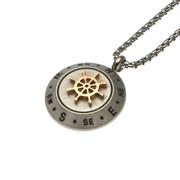 COLLANA ACCIAIO TIMONE
