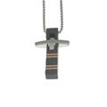COLLANA ACCIAIO CROCE