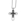 COLLANA ACCIAIO CROCE