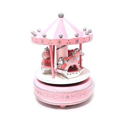 GIOSTRA IN LEGNO H18 ROSA
