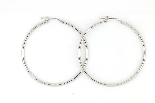 ORECCHINI CERCHIO 2MM ARG.925%